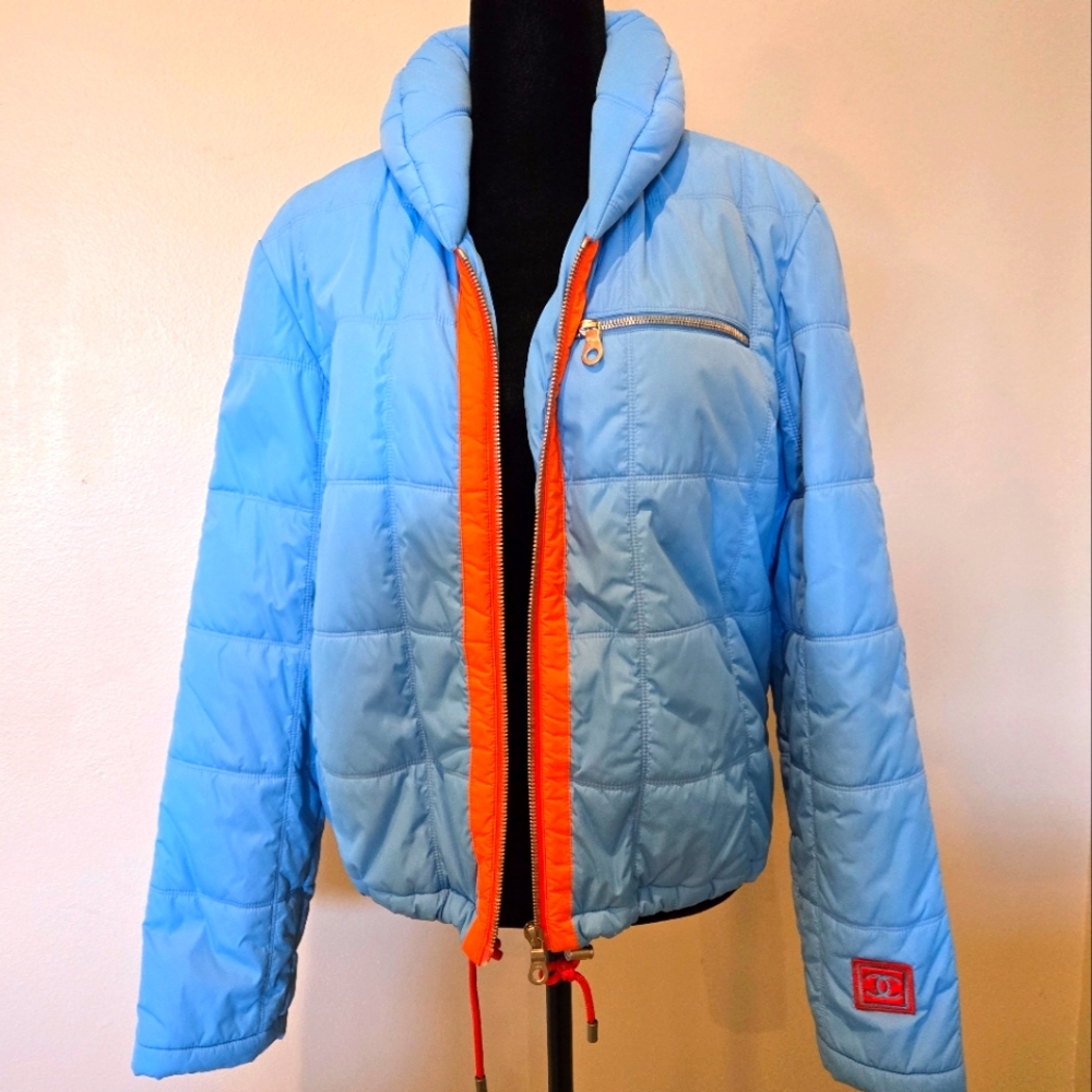 Chanel Puffer Jacket Size 44